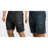 E01002 Muscle Kid ECHT Zipper Pocket 5 Points Shorts Sports Fitness Bodybuilding Casual Black.zhang 