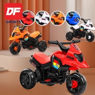DF.os Children Electric Motorcycle Tricycle Battery Car Remote Control Children Can Sit And Chargeab