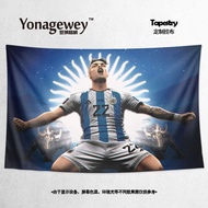 Poster Potret / Hiasan Dinding / Tapestri Lautaro Martínez (Bintang Bola Sepak Argentina) untuk Hias