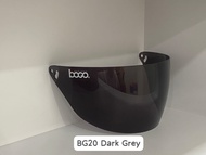 BOGO VISOR FOR HELMET SGV CRUISER/ SGV RIDER 2/ XDOT G118/ LTD VTEC JUNIOR (Clear Tinted Smoke Dark