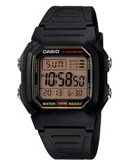W-800AEQ-110W Casio Digital นาฬิกาข้อมือคาสิโอ ดิจิตอล ทรงสปอร์ต แบตเตอรี่10 ปีสายยางกันน้ำ 100m นาฬิกาข้อมือ รุ่น W-800H-1A.AEQ-110W-1A. จากร้าน MIN WATCH
