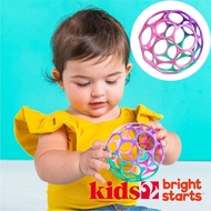 [American kids2] Bright Starts Oball Small Soft Ball (Pink Purple Series) BS-12289 Baby Toys