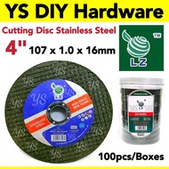 LZ 4" (Green) Cutting Disc Stainless Steel 107 x 1.0 x 16mm