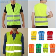 VAT1 Reflective Safety Vest Construction Vest with Pockets for Raceway Railway Runner