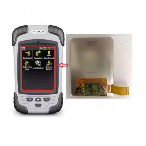 For Topcon COLECTORA S-10 S10 LCD Display Model Repair DIY LCD Screen with Touch Screen Digitizer Gl