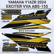 YAMAHA Y16 Y16ZR EXCITER VVA ABS 155 BODY STICKER 2024 NEW ABS SPECIAL EDITION