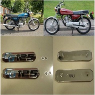 HONDA CG125 SIDE COVER EMBLEM ASSY LOGO LAMBANG TULISAN 3D COVER TEPI CLASSIC CLASIC CG-125 CG 125 HONDA