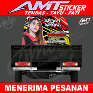 Stiker Decal Gegeran Belakang Kabin Mobil Pick Up Carry Grandmax Traga Stiker Gegeran Stiker Pick Up
