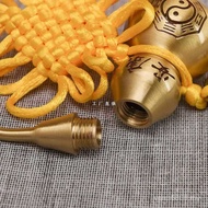 Knot Toilet Genuine Copper Gourd Thickened Bedroom Wholesale Copper Coin String Five Emperor Money O