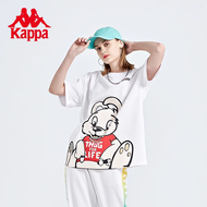 KAPPA x banksy Artist Đồng Thương hiệu tay ngắn nam mới và nữ Áo phông thể thao giản dị