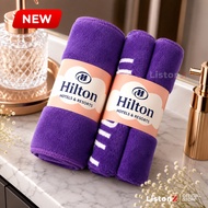 Tuala Mikro Fiber Hilton 2 Saiz – Lembut, Menyerap Cepat, Tahan Lama & Mudah Dijaga untuk Pengalaman