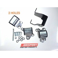 [ READY STOCK ] Hasport Civic EJ EK Billet Replacement Engine Mount Mounting kit B16A B18C B20B D15 