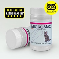 KICAU MART Micromax Kapsul Vitamin Imun Kucing Obat Kucing Sakit Flu Lesu Bulu Kusam Suplemen Vitamin Breeder Ternak Kucing Kitten