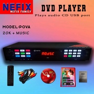 [NEFIX] MODEL: Pova MIDI/DVD/USB KARAOKE PLAYER Over 20k plus Song