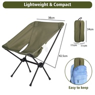 YQ2 Camping Chairs Portable Foldable Lightweight Compact Outdoor Beach Chair 360 Degree Rotatable Aluminum Alloy Folding