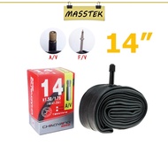 MASSTEK @Johor 1pcs 14 inch Inner Rubber Tube Tiub Dalam Basikal Bicycle Tire MTB Durable Schrader V