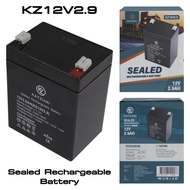 KATZUNI Battery Rechargeable 12V2.9AH แบตUPS/แบตไฟฉุกเฉิน/ประกัน1ปี