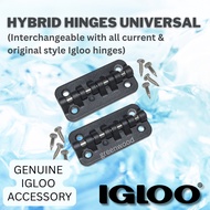 IGLOO Cooler Box Hinges Hybrid Stainless Steel/Plastic Hinges Universal (Original Igloo Accessory)