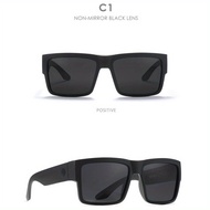 CYRUS High Quality Full Black Square Frame Polarized Sunglasses Outdoor Sports Driving Party Fishing