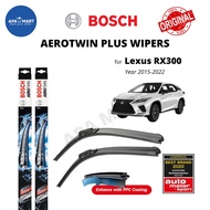 Genuine Bosch Aerotwin Plus Multi Clip Wiper Set for Lexus RX300 (Year 2015-2022) (26"/21")
