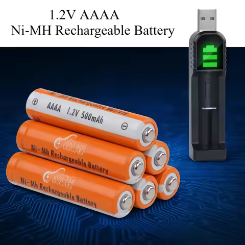 1.2V AAAA Ni-MH Rechargeable Battery for Stylus Pen Toys Bluetooth Earphone, USB Charger for AAAA Si