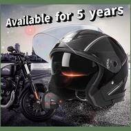 New [Ready stock]Full Helmet motor Topi keledar visor dwi lapis motosikal Stylish motorcycle helmet open face double Lens