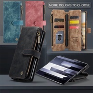 Flip Wallet Card Slot Phone Case For Samsung Fold 6 Casing Galaxy Z Fold6 Fold 5 Fold4 Fold 3 PU Lea