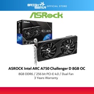 ASROCK Intel ARC A750 Challenger D 8GB DDR6 OC Graphic Card