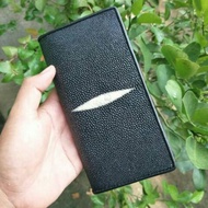 Genuine Stingray Leather Wallet Men's Long Stingray Leather Wallet Long Wallet for Man Long Wallet M