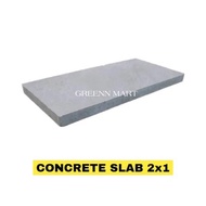 Concrete Slab 2 x 1 / Garden Decoration / Landscape Decoration