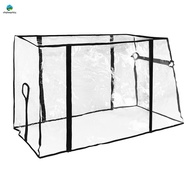 1 PCS Camping Trolley Rain Cover Transparent PVC Garden Picnic Wagon Stroller Cart Waterproof Cover