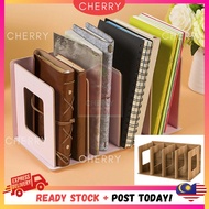 🍒CHERRY🍒Wooden Desktop Book Rack Portable DIY Wooden Table Rack Wooden Book Shelf Rak Buku Rak Meja Rak Kayu