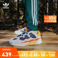 adidas阿迪达斯官方三叶草NITEBALL男女经典运动鞋「奶包鞋」 米白/深藏青蓝/黄/深肉色/灰 39(240mm)