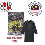 Baju Hujan Rainbow Tebal / Black PVC Raincoat 3018 / Baju Hijan Motosikal Tebal 🔥READY STOCK🔥