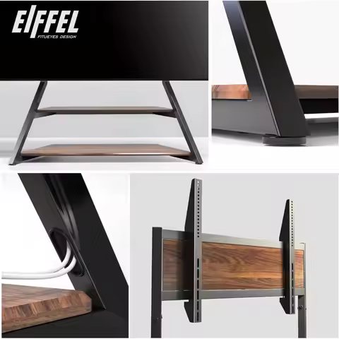 US Shipping Hot New Large TV Floor Stand for 75 77 85 86 90 100 Inch TVs Heavy Duty TV Stand Mount w