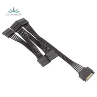 Power SATA 15Pin One-To-Five SATA Hard Disk Power Cable Hard Disk Extension Cable