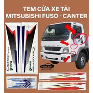 MITSUBISHI FUSO TRUCK DOOR STICKER - CANTER