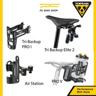 Topeak Tri Back up Saddle Bottle Cage Co2 Pump Holder Adaptor Mount Cycling Bicycle Tool Service Bik