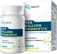 ▶$1 Shop Coupon◀  RSETU Probiotics for Women and Men, 300 Billion CFU Probiotics plement &amp; 12 Probio