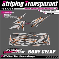 HONDA VARIO 125 OLD MOTORCYCLE STRIPING STICKERS OLD VARIO 125HONDA - MOTORCYCLE STICKER LIST HOLOGR