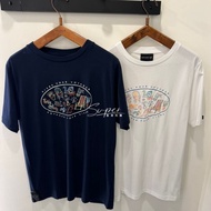 Agnes b. sport fashion logo printed short sleeved shirt 100% Premium Cotton casual loose and fashion
