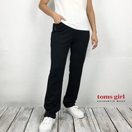 Toms Girl Women's Elastic Waist Light-Weight Breathable Yoga Long Pants 72-257