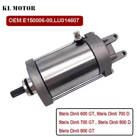 DINLI MASAI HYTRACK STARTER MOTOR 600cc 700cc 800cc E150006-00 LU014607 Stels 600 GT Stels 700 D Din
