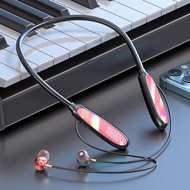 หูฟังบลูทูธ 6.0 หูฟังอินเอียร์ แบบคล้องคอ เบสหนัก สเตอริโอ กันน้ำเหงื่อ Bluetooth 6.0 Sports In-Ear 