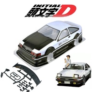 1set Initial D AE86 1/10 1:10 PVC painted body 190MM width 255-265mm wheelbase shell 1/10 RC drift  