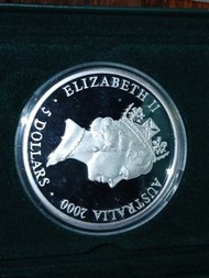 2000年澳洲奧運紀念純銀銀幣 1oz