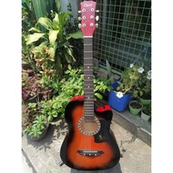 Davis Acoustic Guitar JG38C (free bag,pick and chord chart)