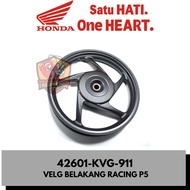 42601-KVG-911 RACING REAR WHEEL P5 ORIGINAL SPACY CARBON SCOOPY FI VARIO CARBONBEAT | CAST WHEEL RR 