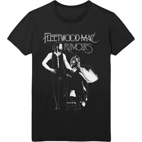 Fleetwood Mac Rumours T-shirt Unisex Vintage Gift For Men Women Funny Black Tee