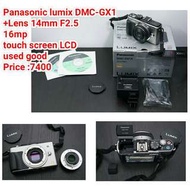 Panasonic lumix DMC-GX1+Lens 14mm